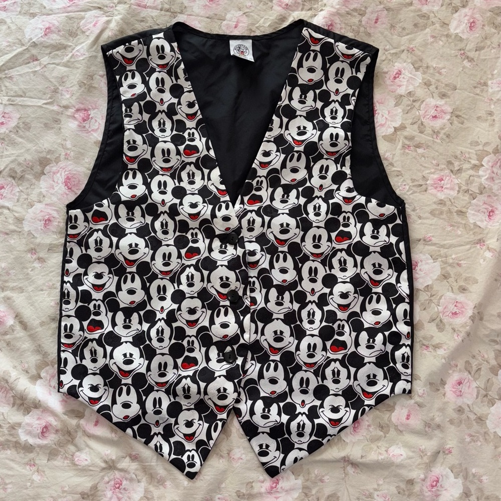 Vintage Disney Mickey Mouse Vest Size M-L
